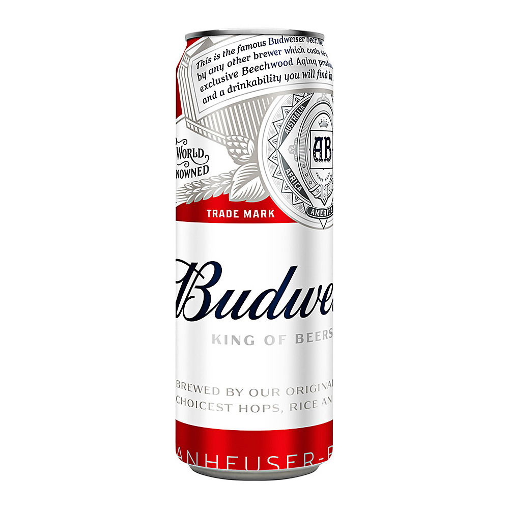 Calories in Budweiser Beer Can, 25 oz