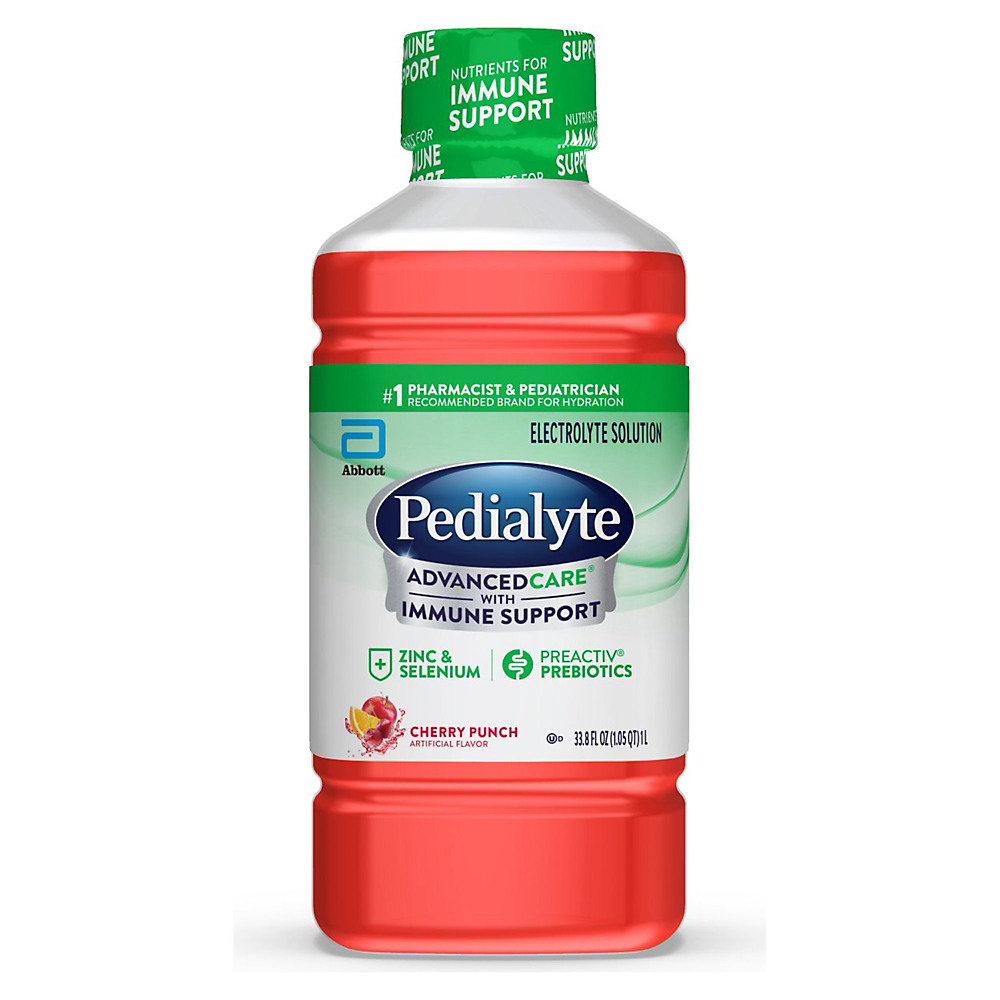 Calories in Pedialyte AdvancedCare Electrolyte Solution Cherry Punch, 1.1 qt