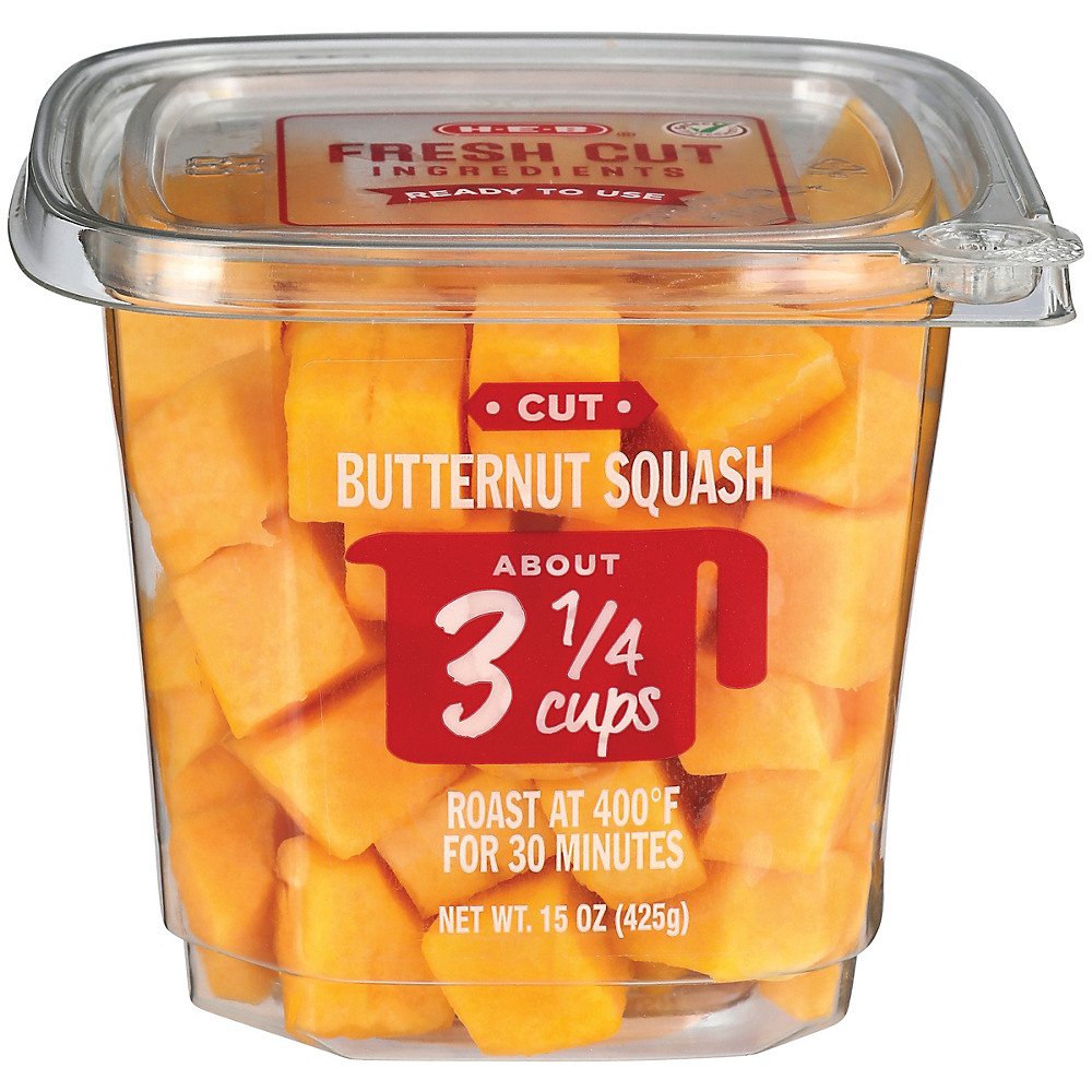 Calories in H-E-B Cut Butternut Squash, 15 oz