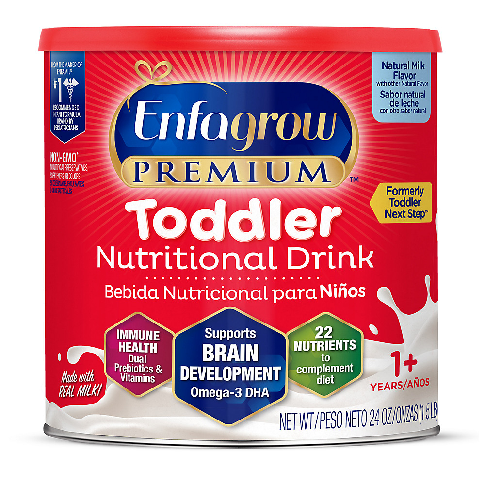 Calories in Enfagrow Premium Toddler Nutritional Drink Natural Milk Flavor, 24 oz