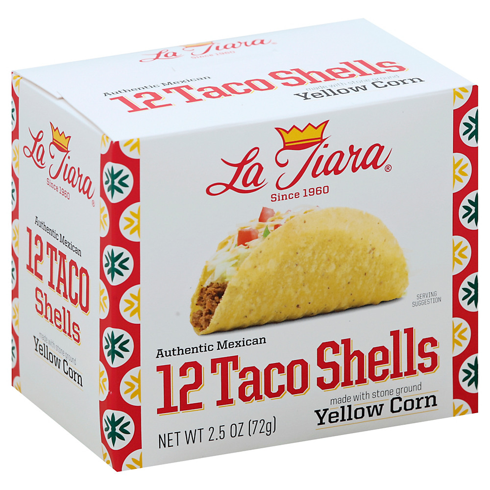 Calories in La Tiara Taco Shells, 12 ct
