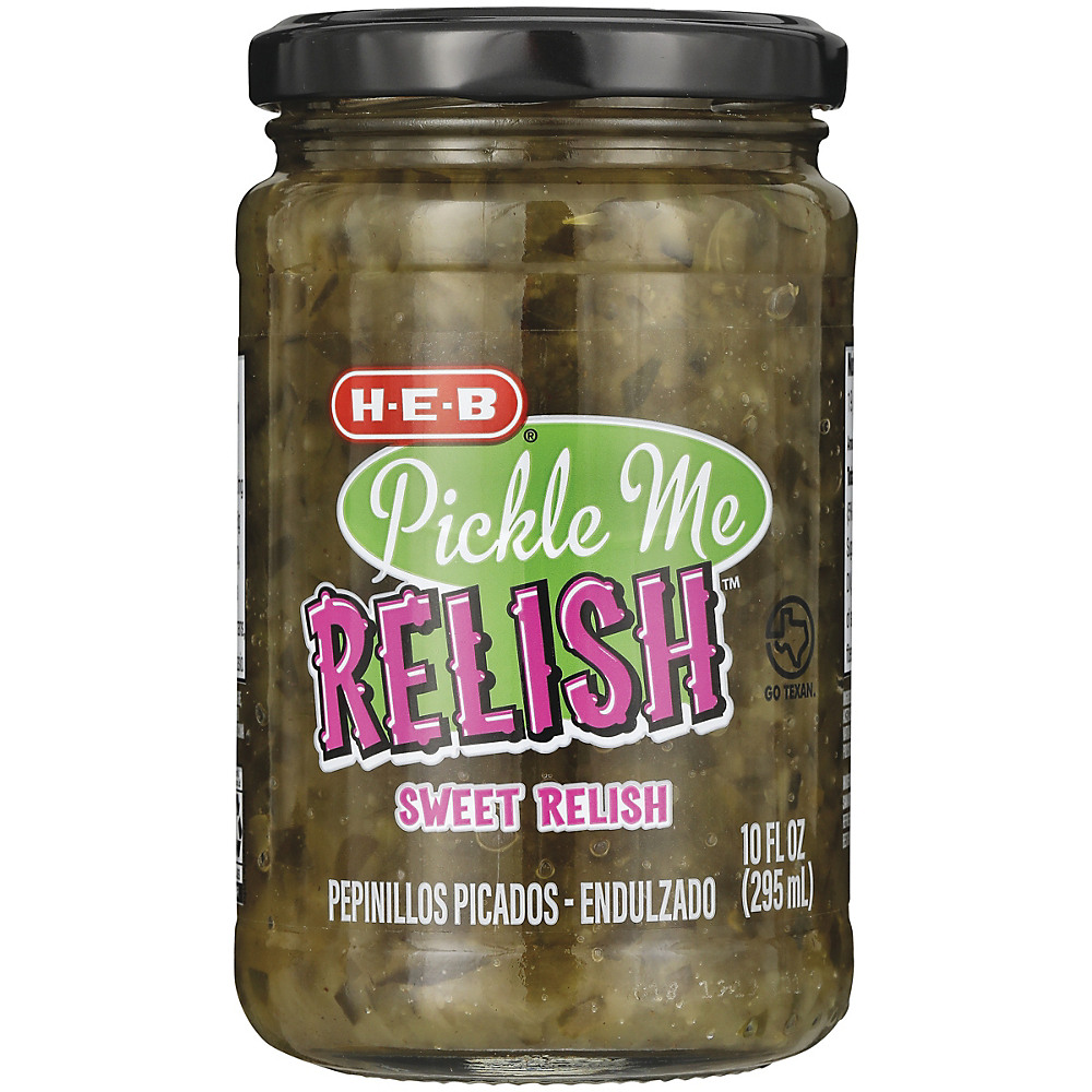 Calories in H-E-B Pickle Me Relish Sweet Relish, 8 oz