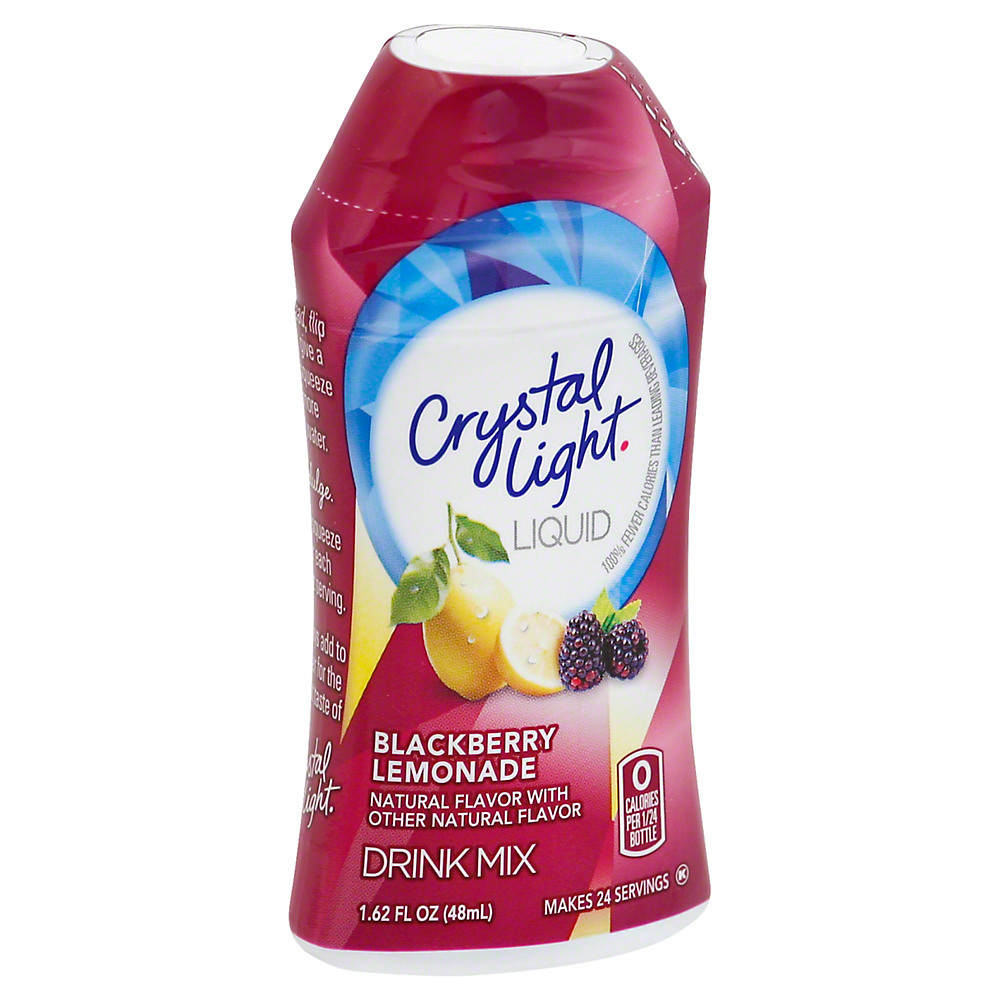 Calories in Crystal Light Liquid Blackberry Lemonade Drink Mix, 1.62 oz