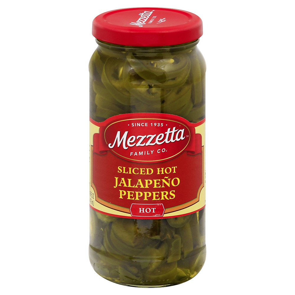 Calories in Mezzetta Express! Deli-Sliced Hot Jalapeno Peppers, 16 oz