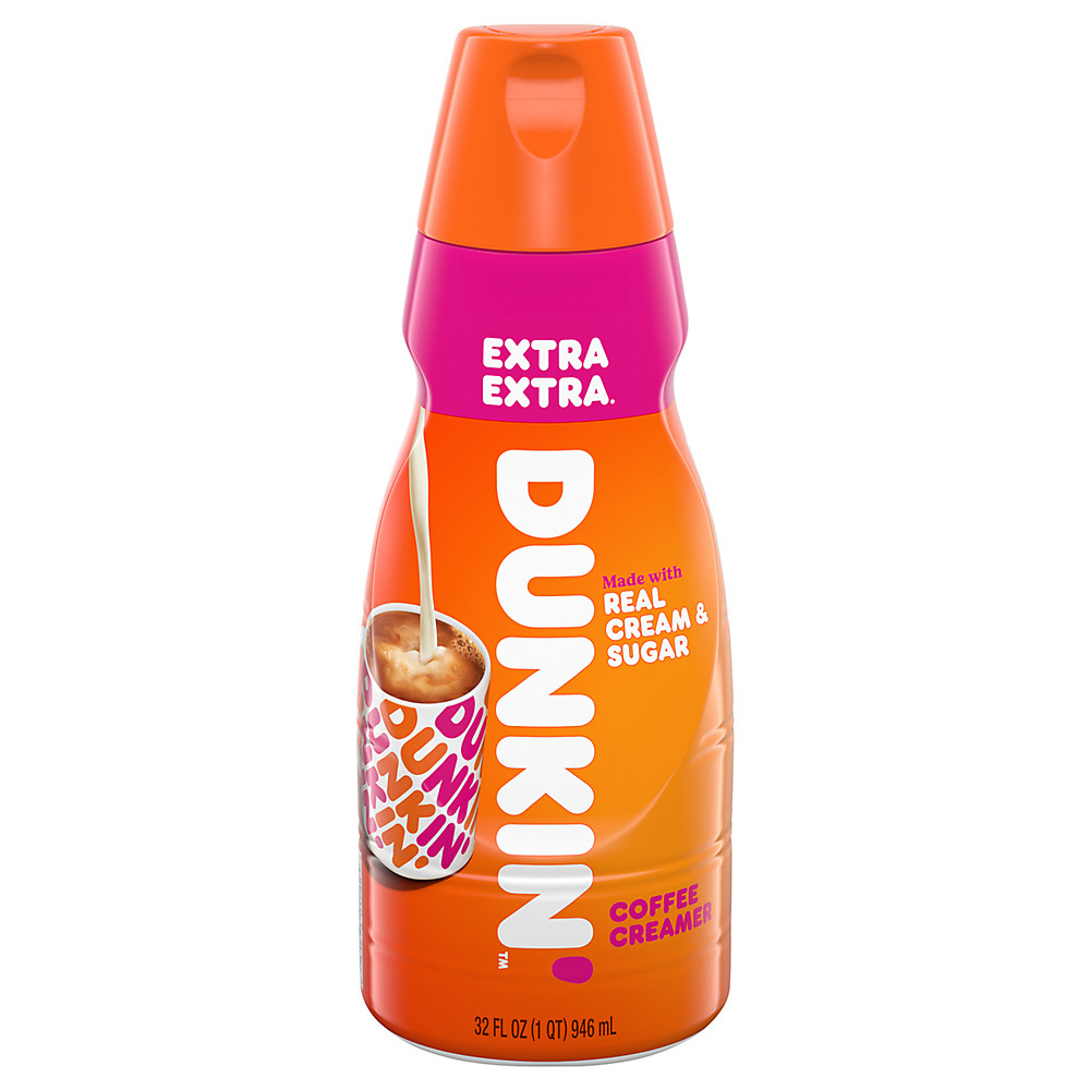 Calories in Dunkin' Extra Extra Liquid Coffee Creamer, 32 oz
