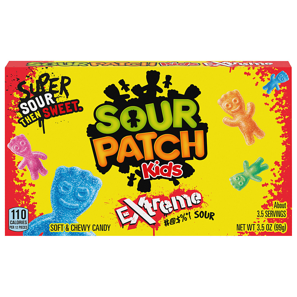 Calories in Sour Patch Extreme Soft & Chewy Candy, 3.5 oz