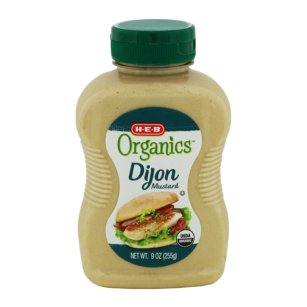 Calories in H-E-B Organics Dijon Mustard, 9 oz
