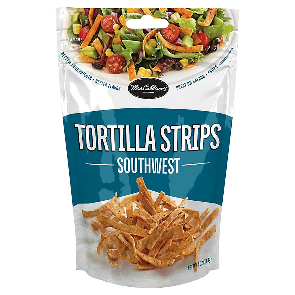 Calories in Mrs. Cubbison's Southwest Flavor Tortilla Strips, 4 oz