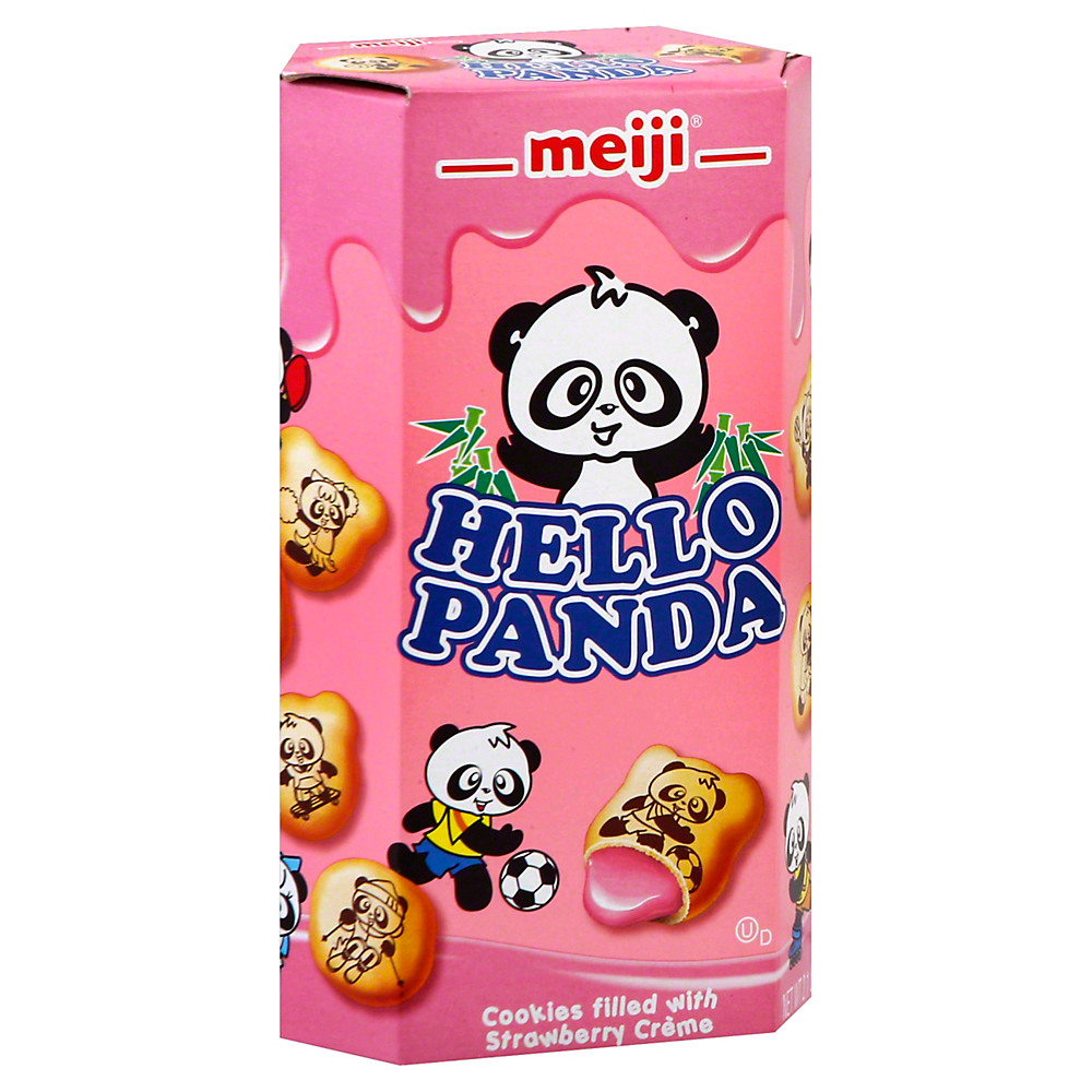 Calories in Meiji Hello Panda Strawberry Cookies, 2.1 oz