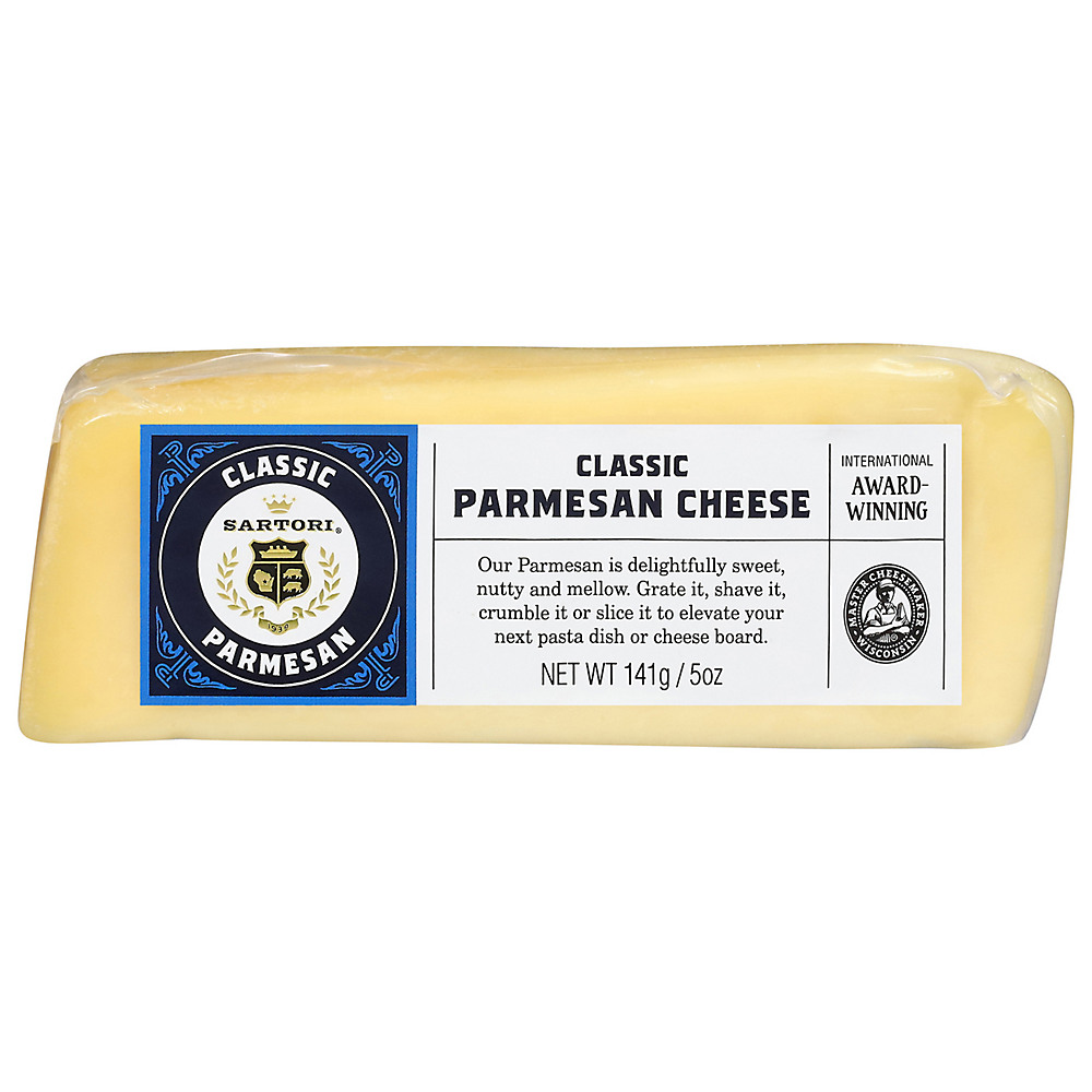 Calories in Sartori Classic Parmesan Cheese Wedge, 5 oz