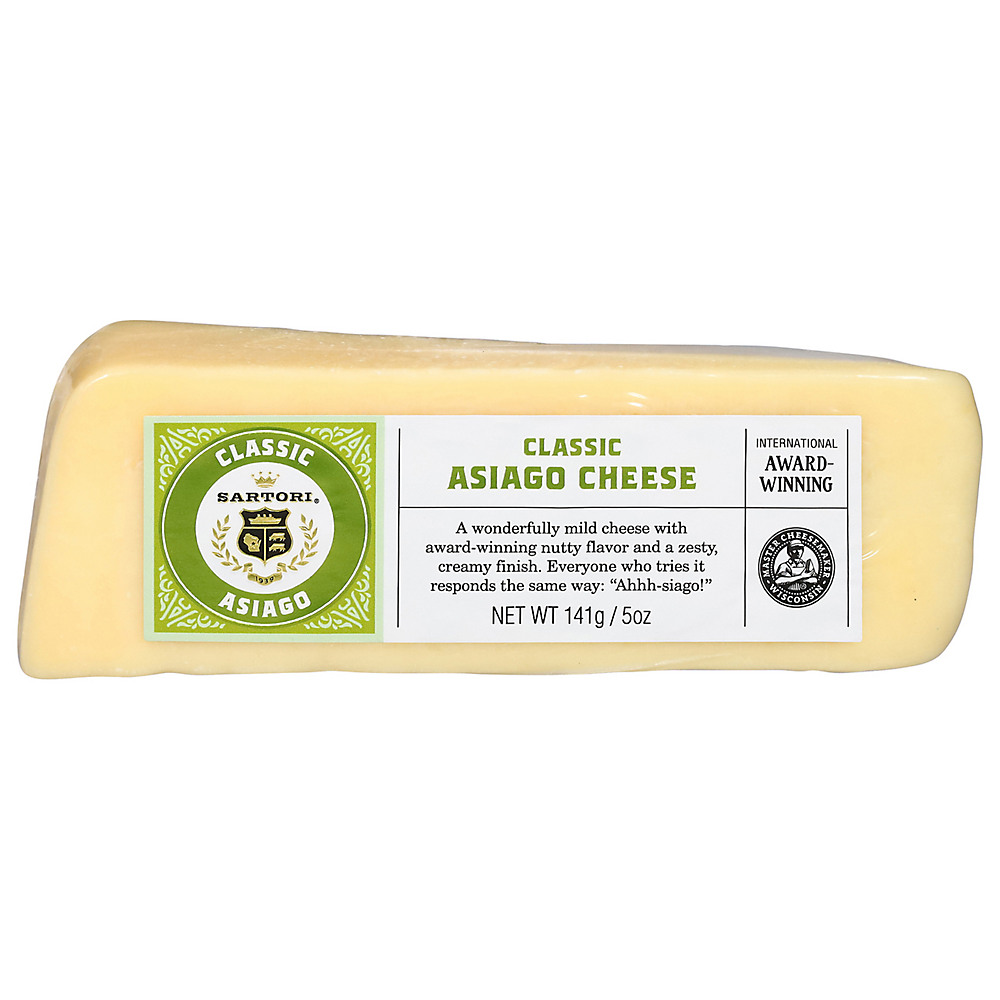 Calories in Sartori Classic Asiago Cheese Wedge , 5 oz