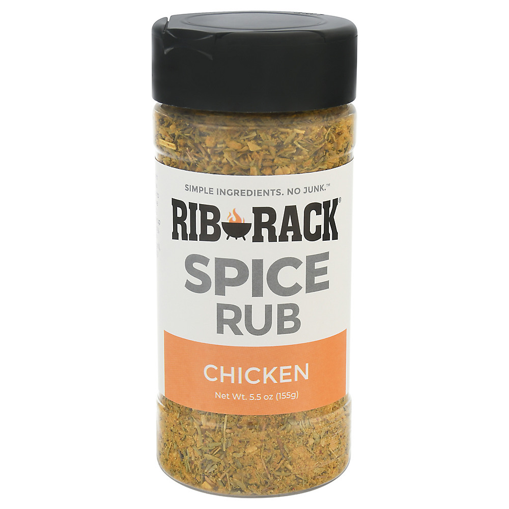 Calories in Rib Rack Chicken Spice Rub Seasoning, 5.5 oz