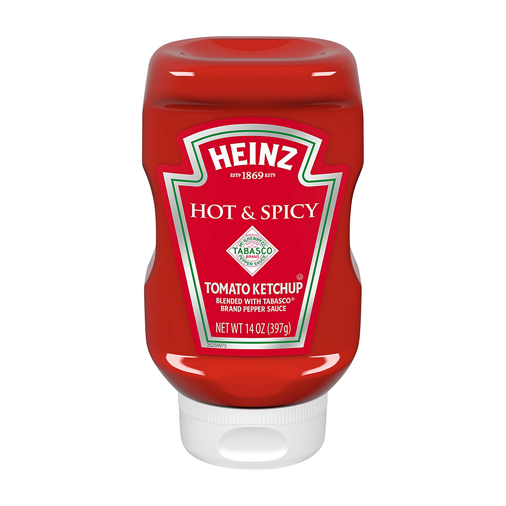 Calories in Heinz Hot & Spicy Tomato Ketchup, 14 oz