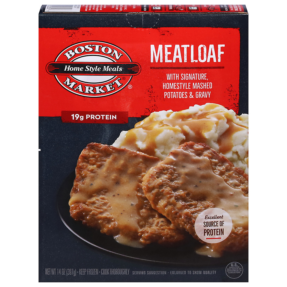 Calories in Boston Market Home Style Meals Meatloaf, 14 oz