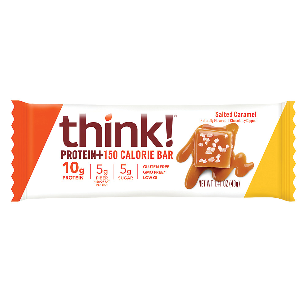 Calories in think! Salted Caramel Protein+ 150 Calorie Bar, 1.41 oz
