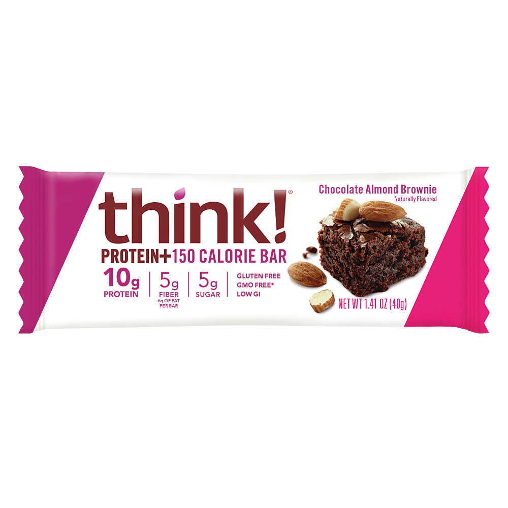Calories in think! Chocolate Almond Brownie Protein+ 150 Calorie Bar, 1.41 oz
