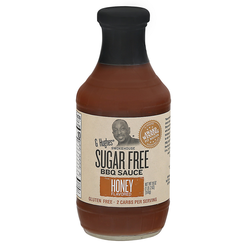 Calories in G Hughes Smokehouse Sugar Free Honey BBQ Sauce, 18 oz