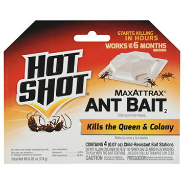 Hot Shot MaxAttrax Ant Bait Stations, 4 ct