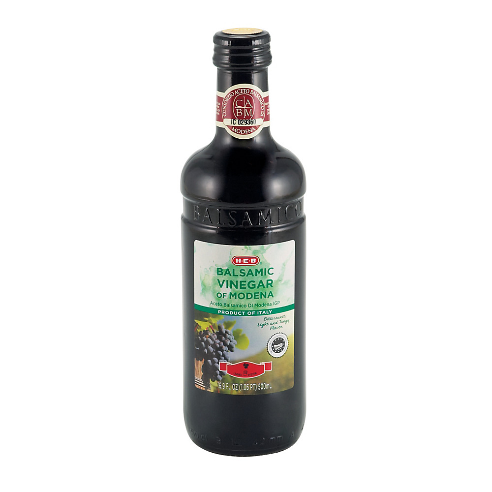 Calories in H-E-B Balsamic Vinegar of Modena, 1 Leaf, 16.9 oz