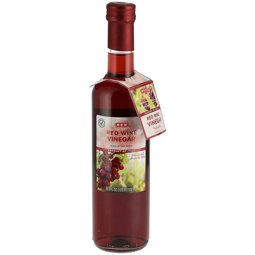 Calories in H-E-B Select Ingredients Red Wine Vinegar, 16.9 oz