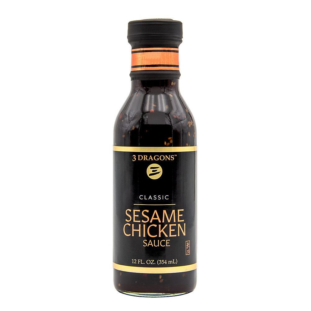Calories in 3 Dragons Classic Sesame Chicken Sauce, 12 oz