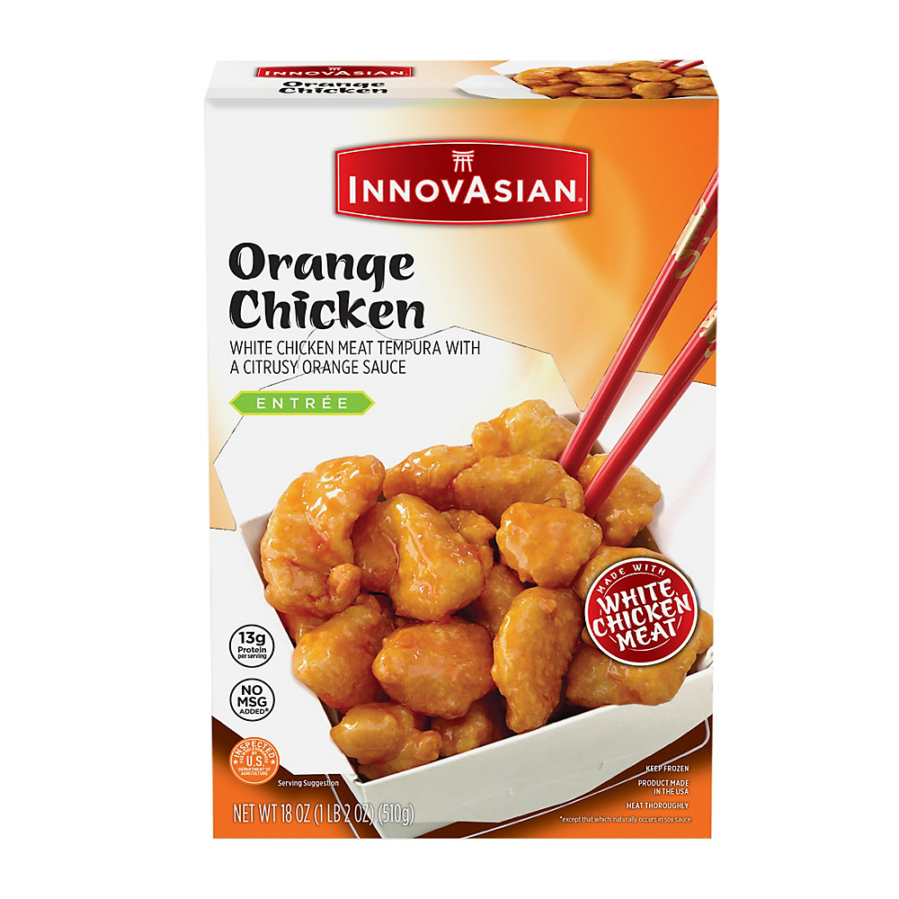 Calories in InnovAsian Cuisine Orange Chicken, 18 oz