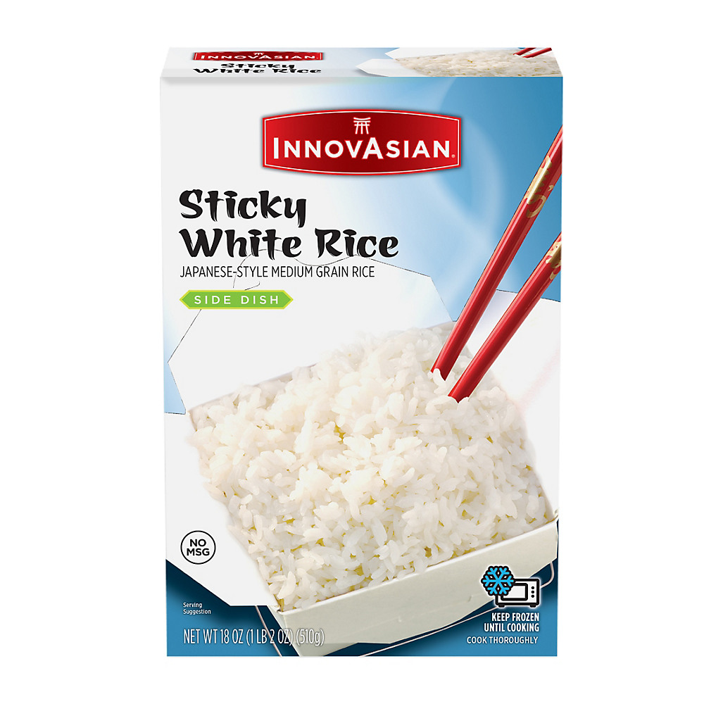 Calories in InnovAsian Cuisine Sticky White Rice, 18 oz