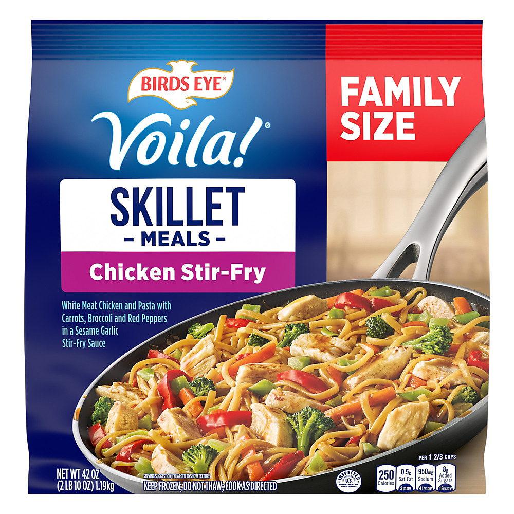 Calories in Birds Eye Voila! Chicken Stir-Fry Family Size, 42 oz