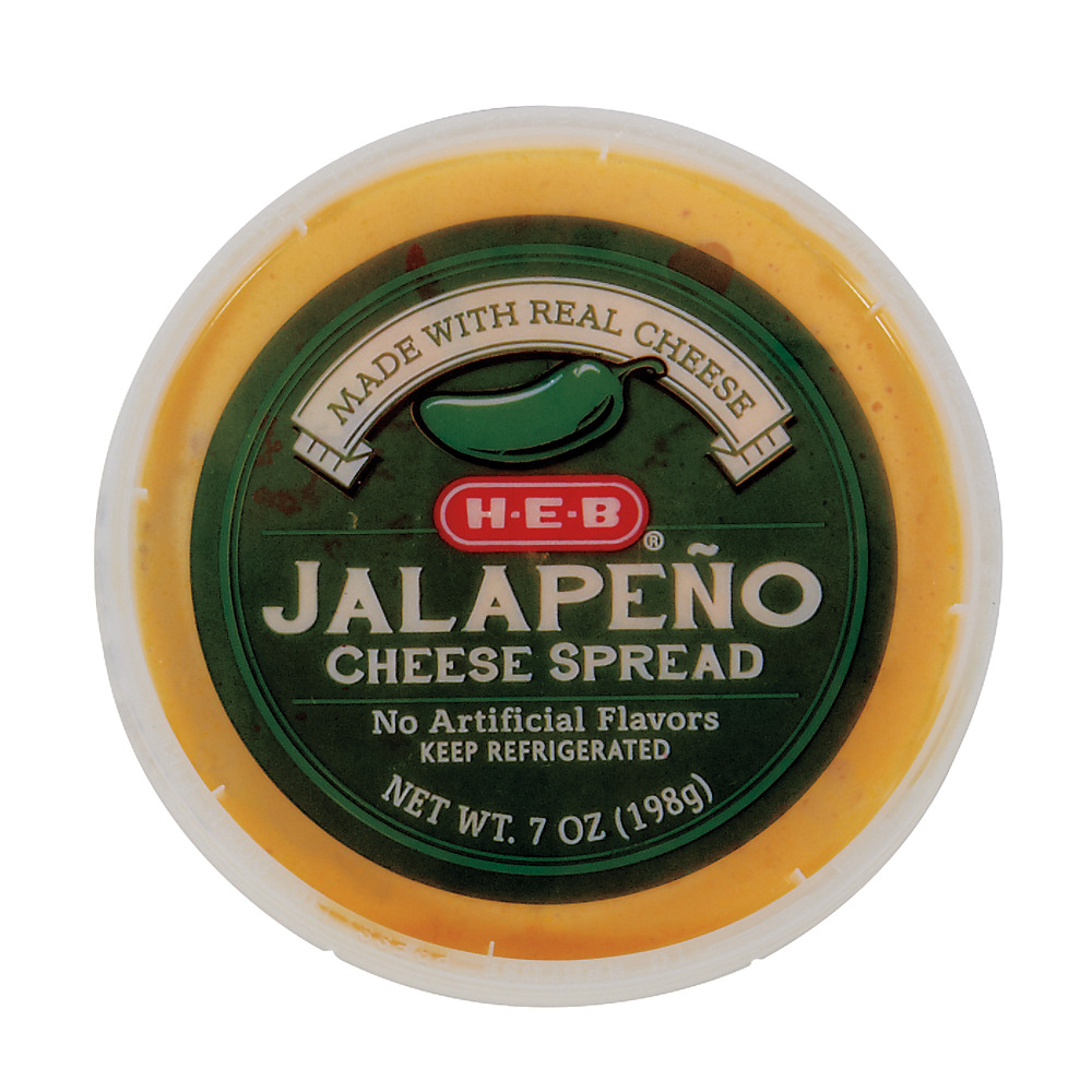 Calories in H-E-B Jalapeno Pimiento Cheese Spread, 7 oz