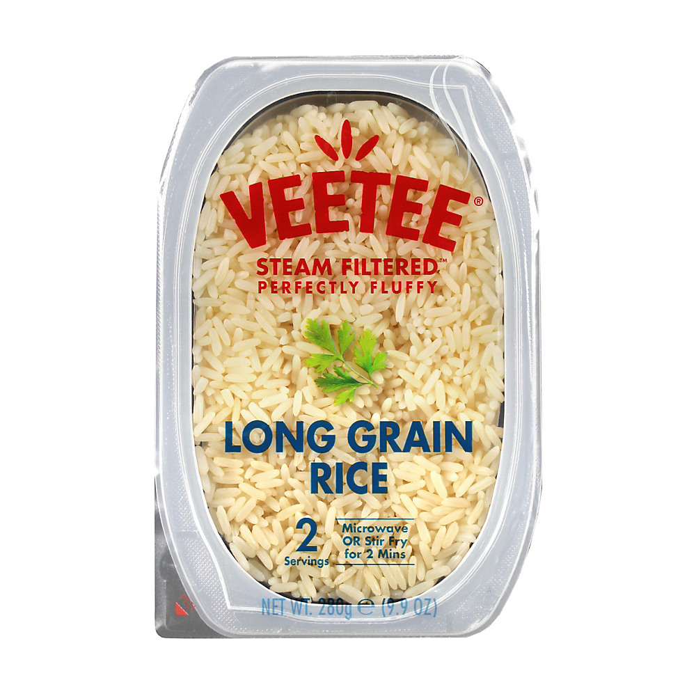 Calories in Veetee Rice & Easy Long Grain Rice, 10.6 oz