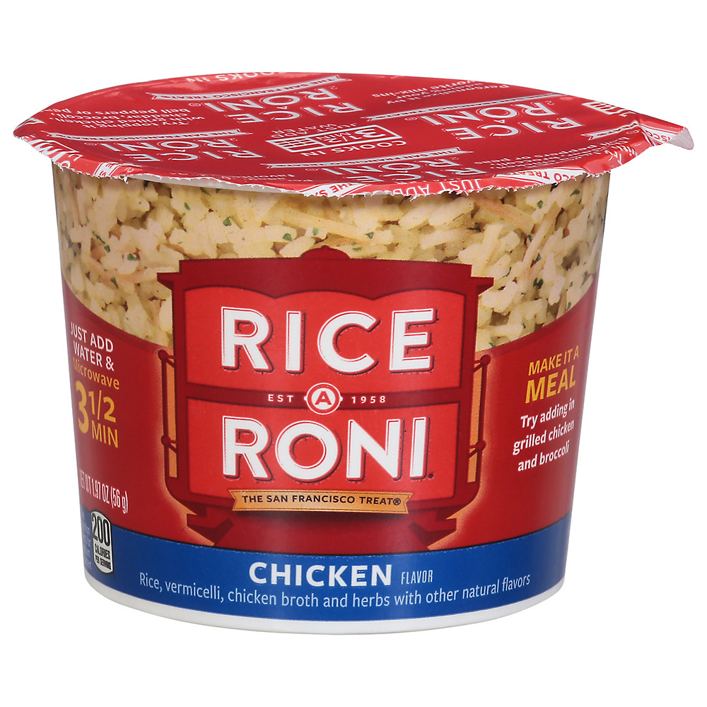 Calories in Rice A Roni Chicken Flavor Rice Cup, 1.97 oz
