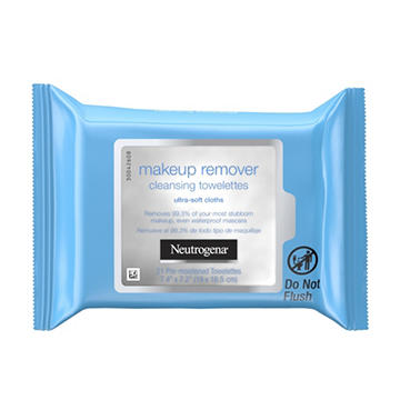 Neutrogena Makeup Remover Wipes & Face Cleansing Towelettess, 21 ct