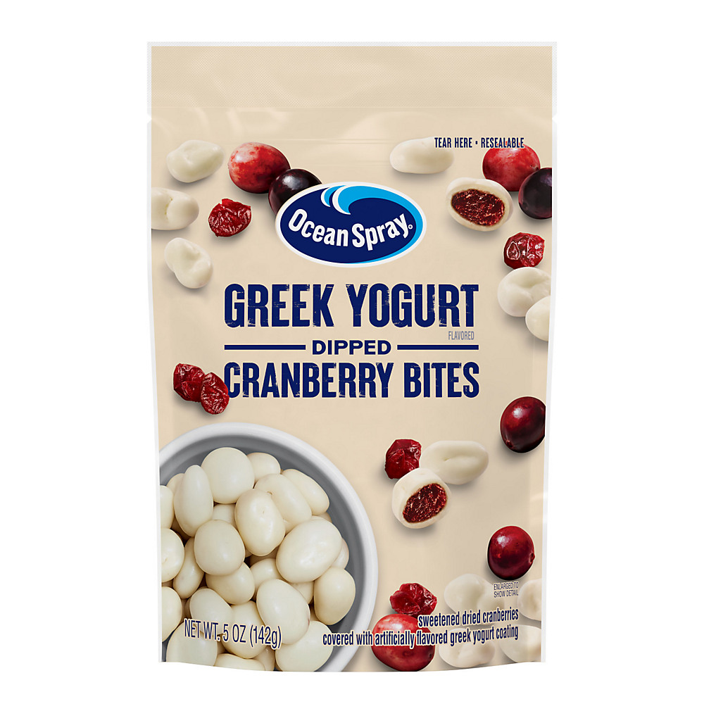 Calories in Ocean Spray Craisins Greek Yogurt Dried Cranberries, 5 oz