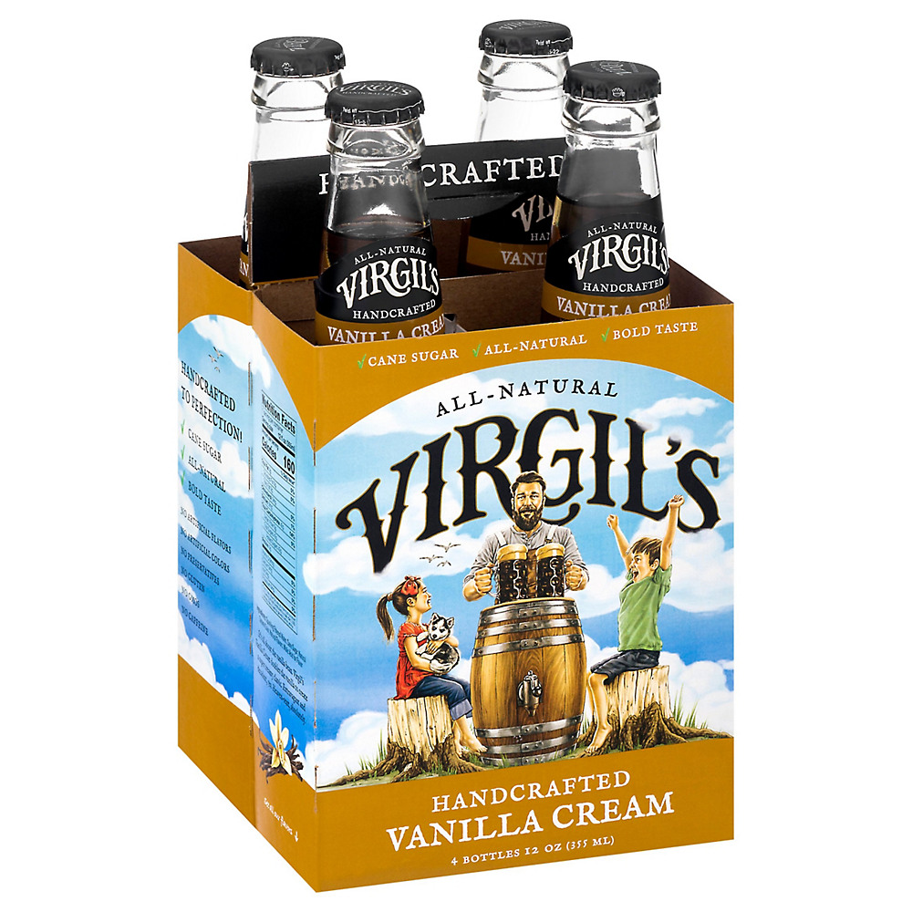 Calories in Virgil's Cream Soda 12 oz Bottles, 4 pk