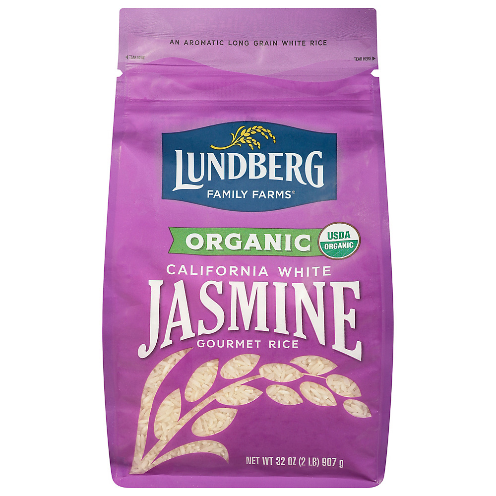 Calories in Lundberg Organic California White Jasmine Rice, 2 lb