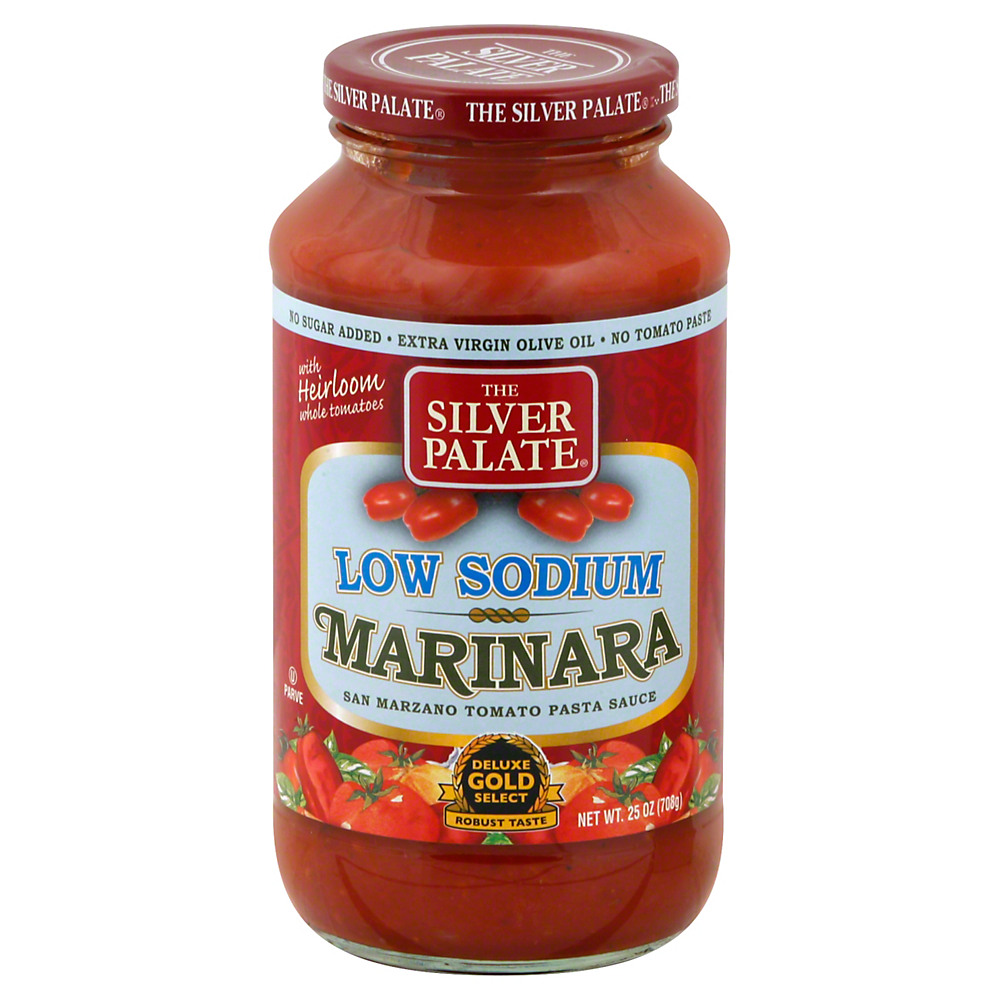Calories in The Silver Palate San Marzano Low Sodium Marinara Pasta Sauce, 25 oz
