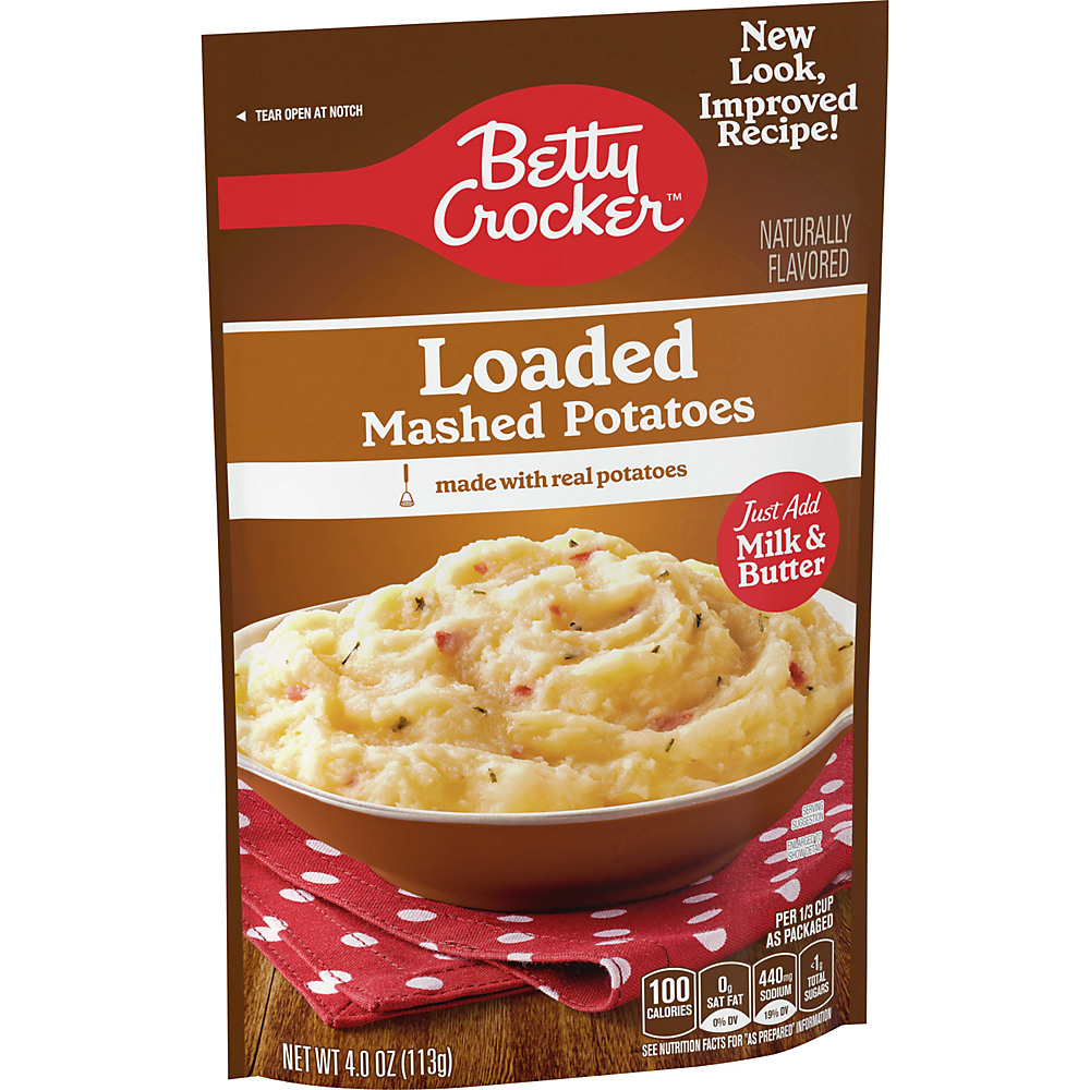 Calories in Betty Crocker Loaded Mashed Potatoes, 4.7 oz