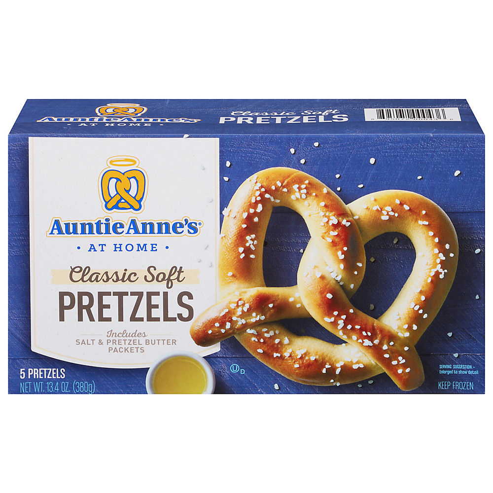 Calories in Auntie Anne's Classic Soft Pretzels, 5 ct