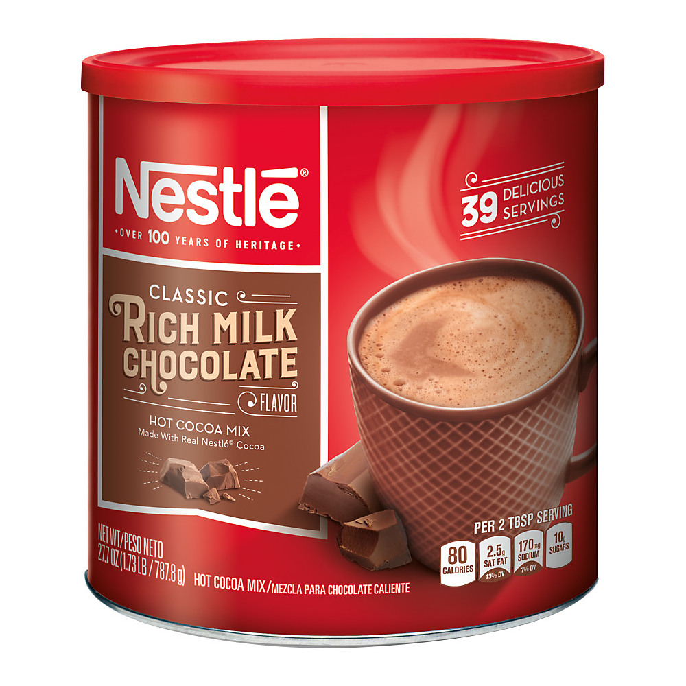 Calories in Nestle Rich Milk Chocolate Hot Cocoa Mix, 27.7 oz