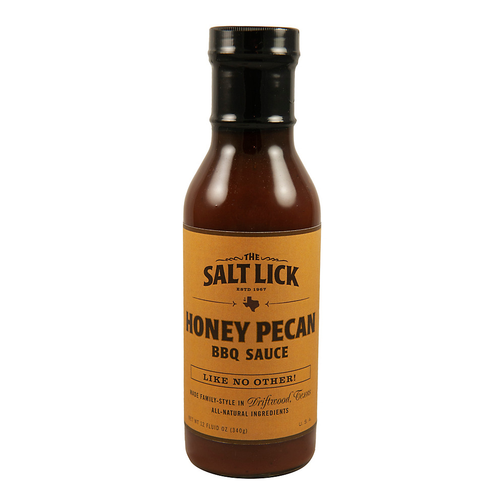 Calories in The Salt Lick Pecan Wood Smoked Honey Pecan BBQ Sauce, 12 oz
