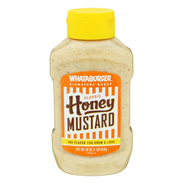 Whataburger Classic Honey Mustard, 16 oz