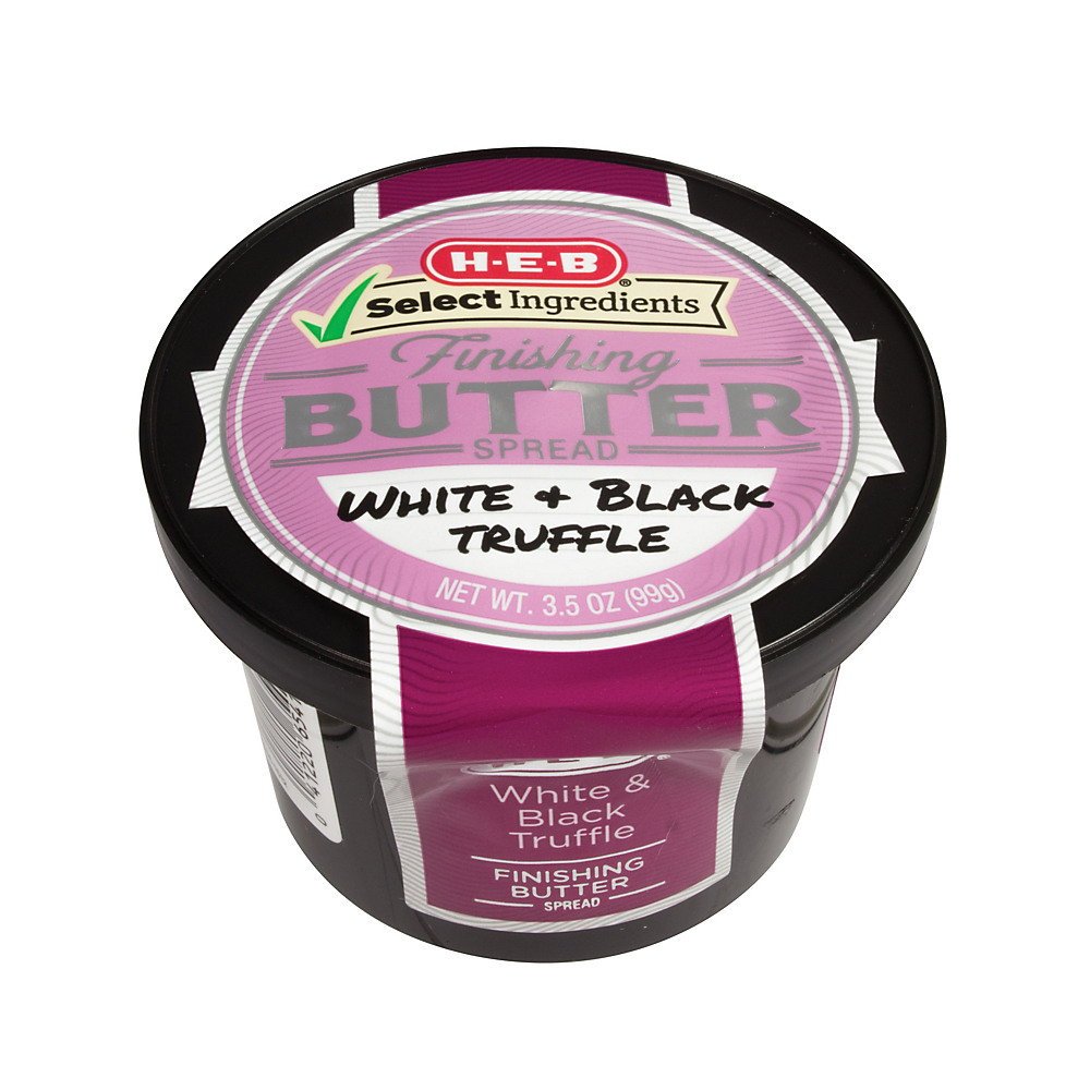 Calories in H-E-B Select Ingredients White and Black Truffle Finishing Butter, 3.5 oz