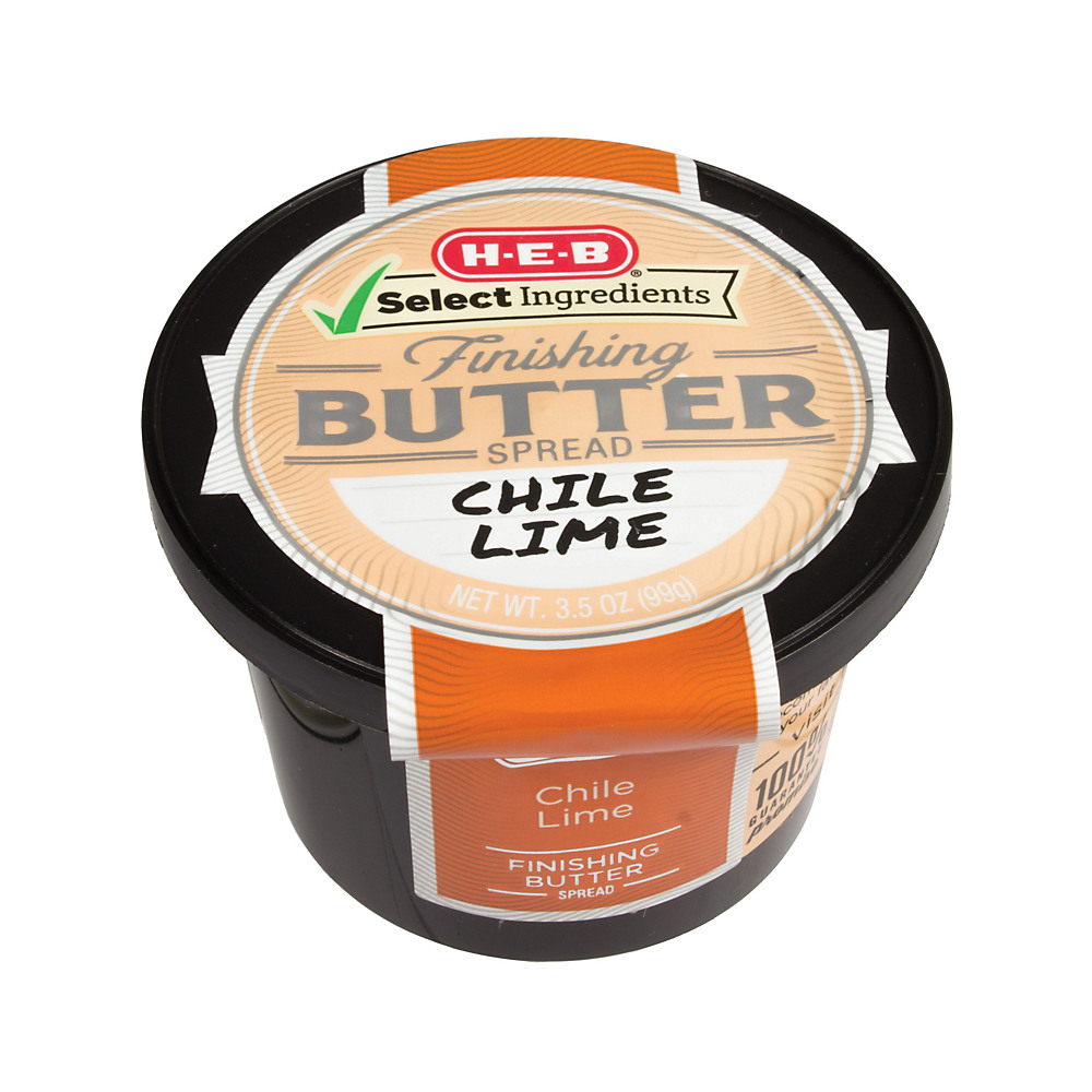 Calories in H-E-B Select Ingredients Chili Lime Finishing Butter, 3.5 oz