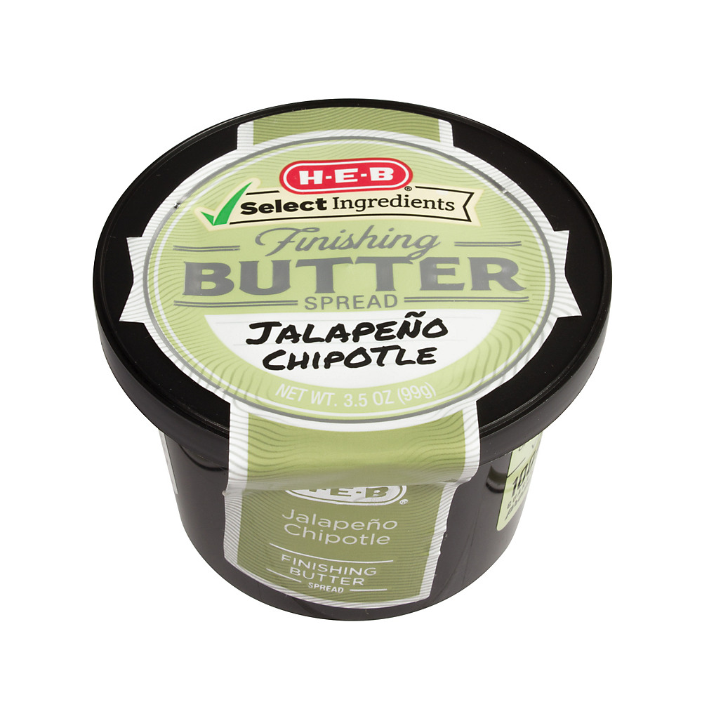 Calories in H-E-B Select Ingredients Jalapeno Chipotle Finishing Butter, 3.5 oz