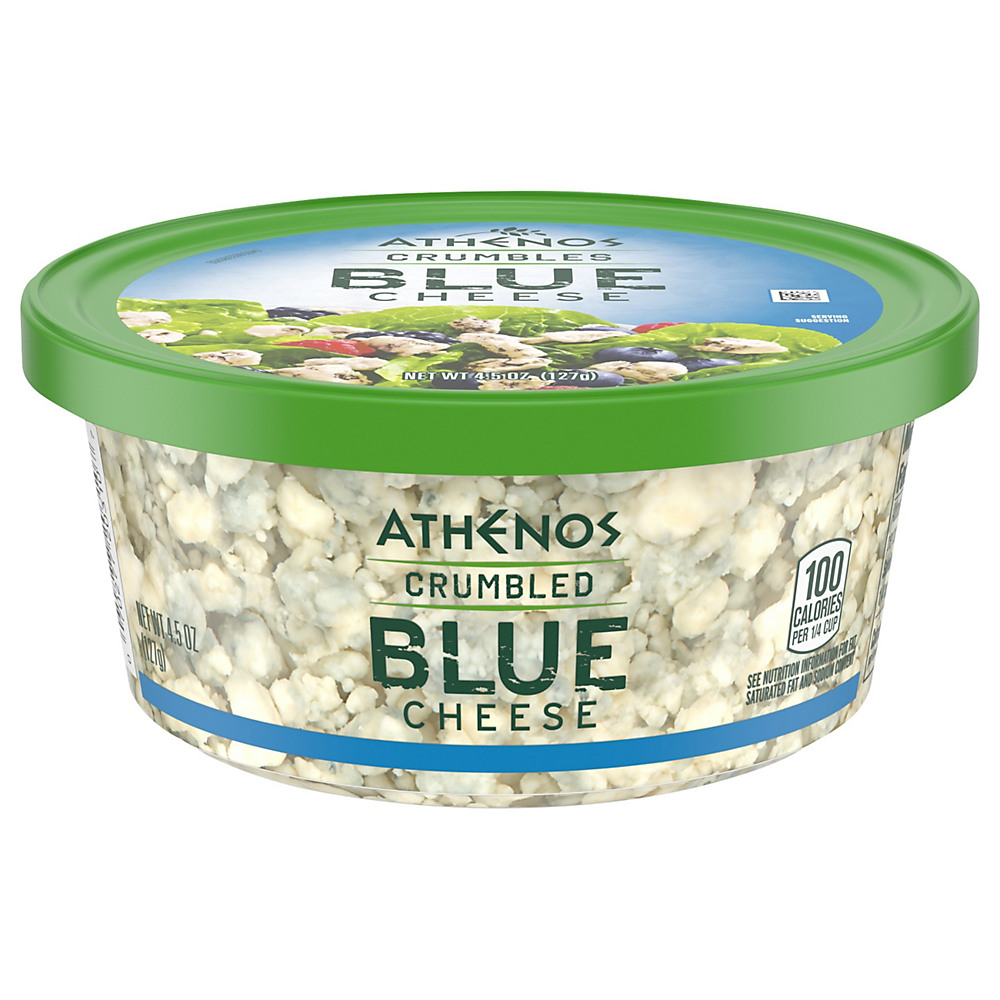 Calories in Athenos Crumbled Blue Cheese, 4.5 oz