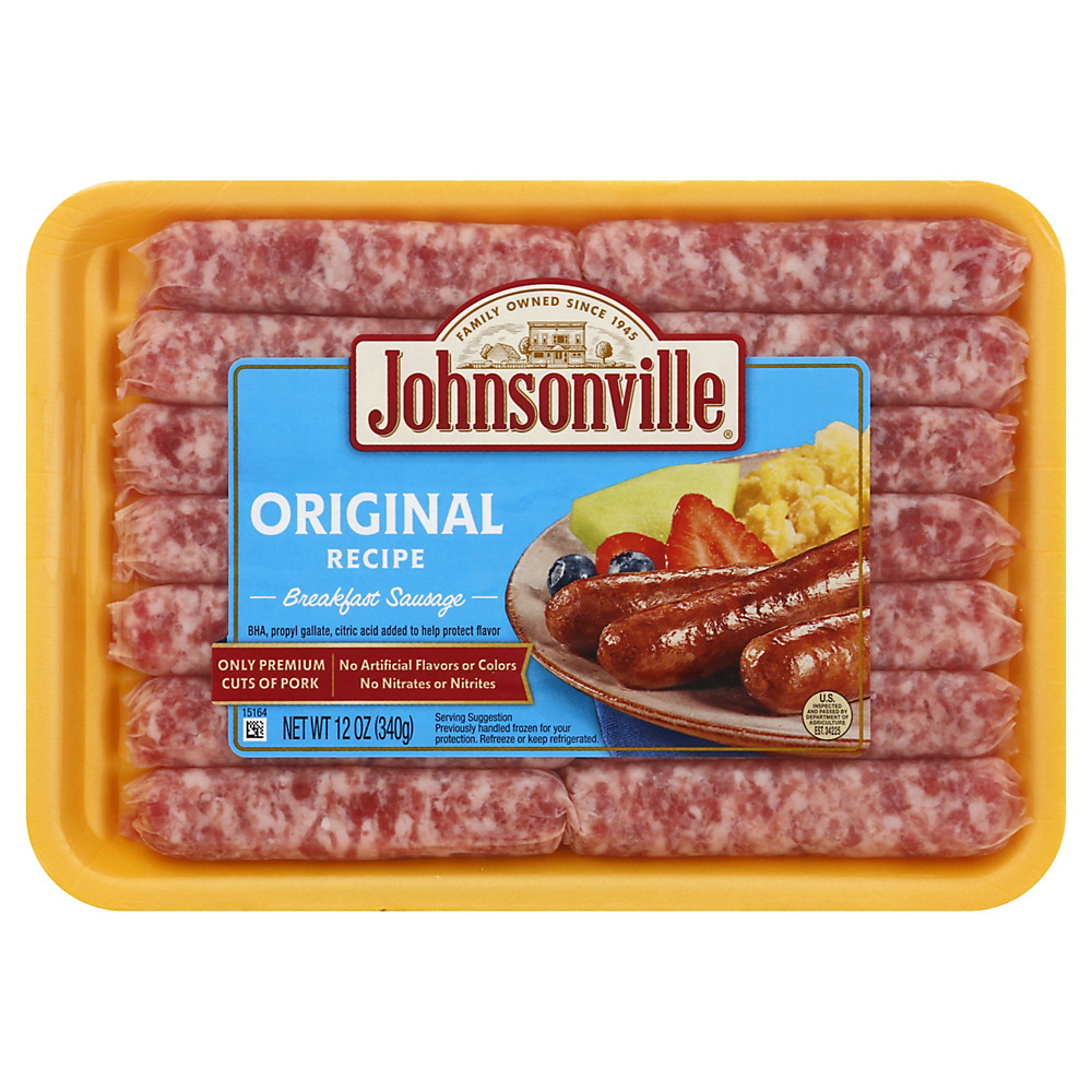 Calories in Johnsonville Original Recipe Breakfast Sausage Links, 12 oz