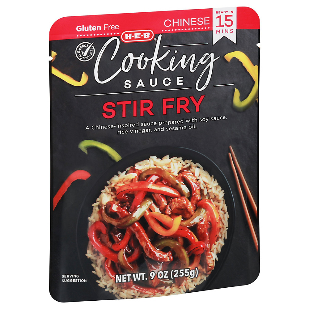 Calories in H-E-B Select Ingredients Stir Fry Chinese Cooking Sauce, 9 oz