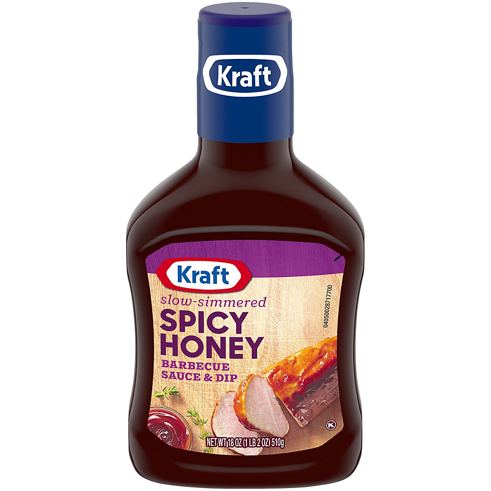 Calories in Kraft Spicy Honey BBQ Sauce, 18 oz