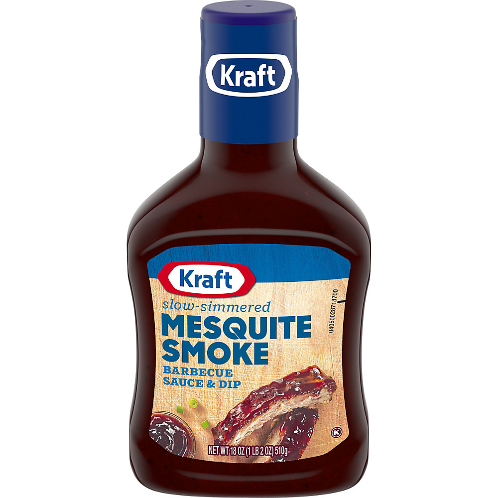 Calories in Kraft Mesquite Smoke BBQ Sauce, 18 oz