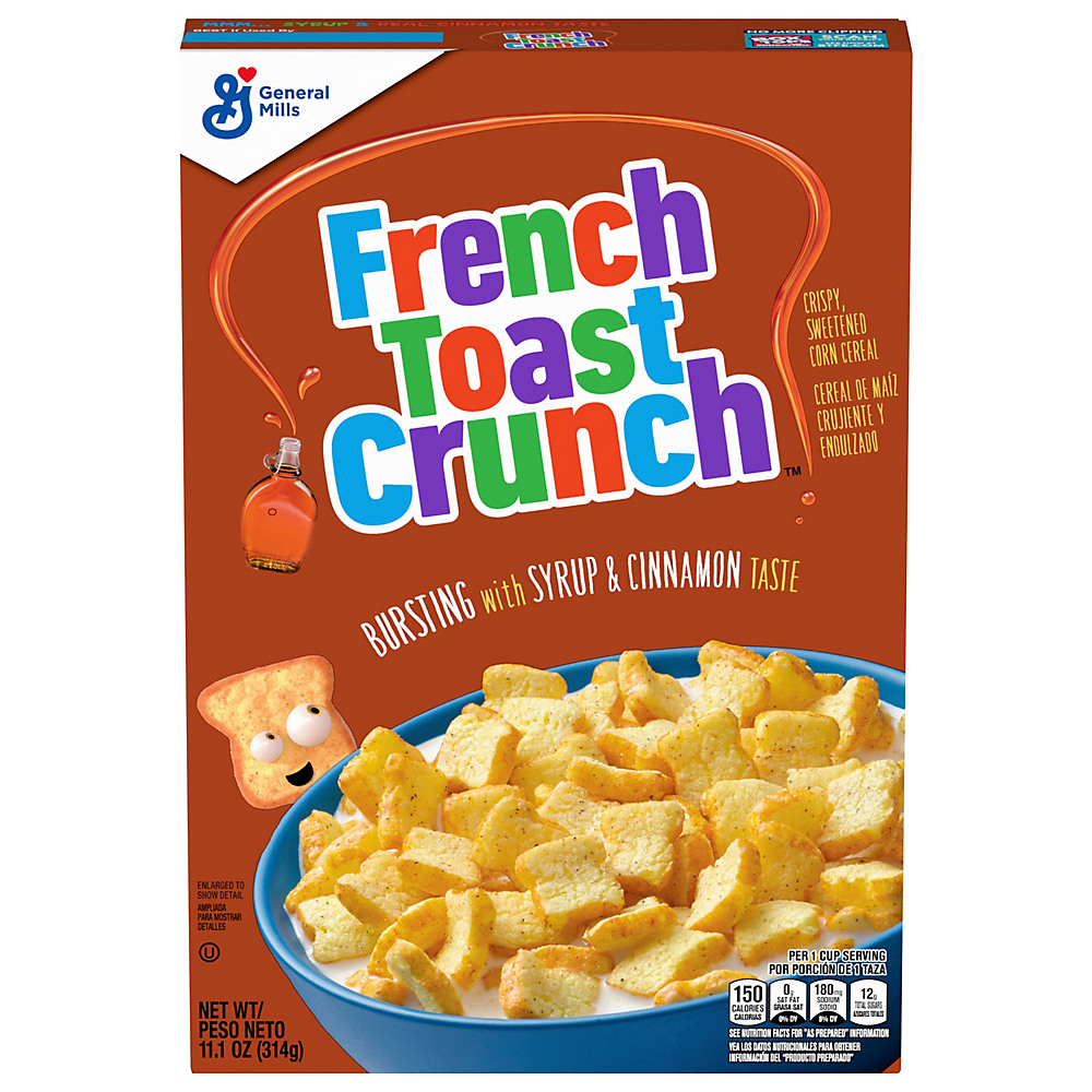 Calories in General Mills French Toast Crunch Cereal, 11.1 oz